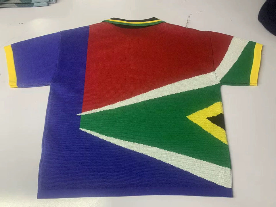 Threaded Knit Flag Golfer